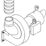 Мотор гладильной машины, катка, каландра 25B52PT